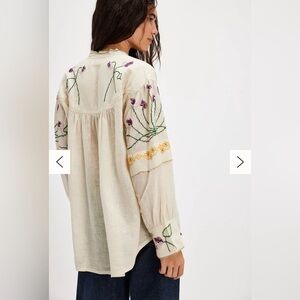 NWOT We The Free Flower Embroidery Party Tunic
